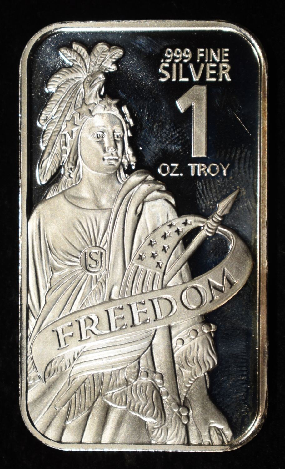 FREEDOM 1 OZ .999 SILVER BAR