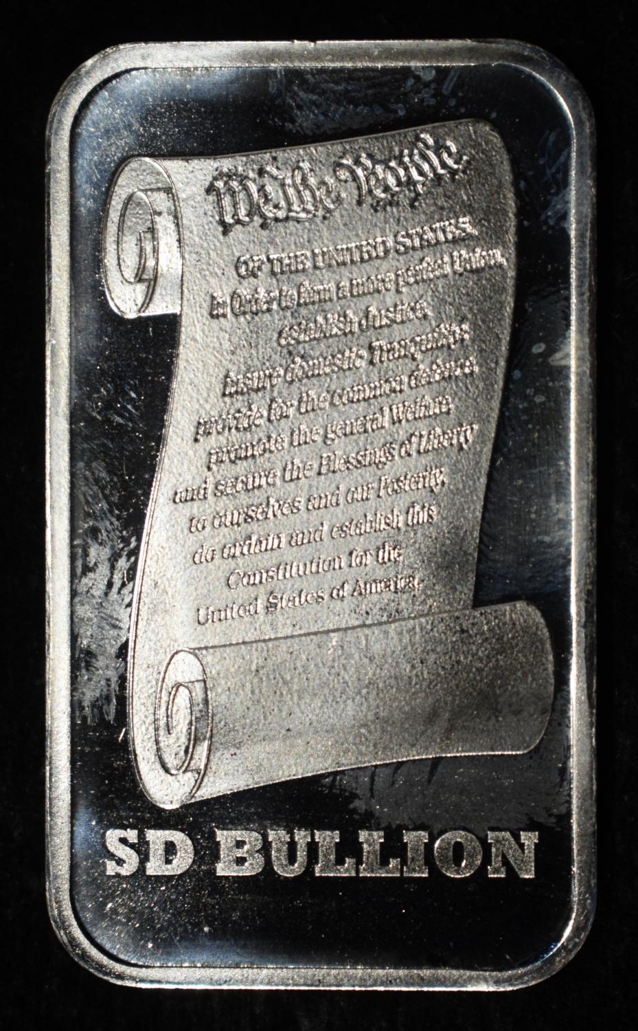 PROCLAIM LIBERTY 1 OZ .999 SILVER BAR