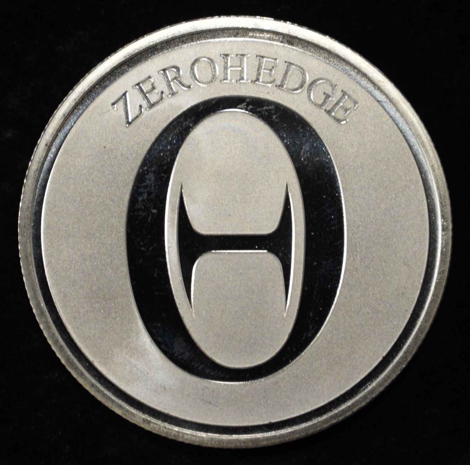 ZEROHEDGE 1 OZ .999 SILVER ROUND