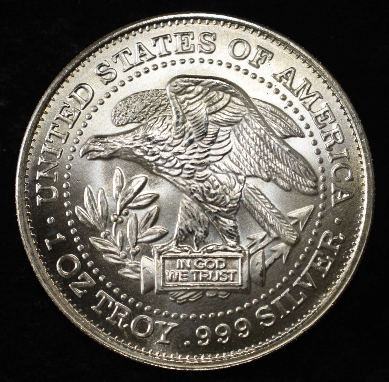 TRADE UNIT 1 OZ .999 SILVER ROUND