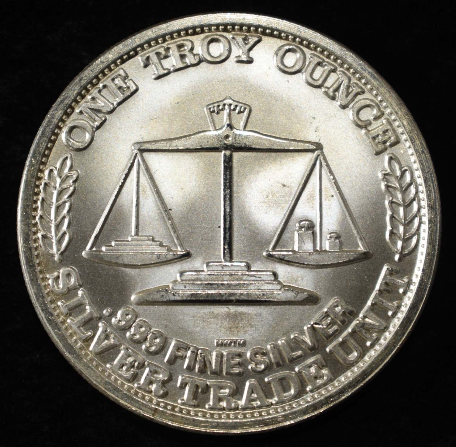 TRADE UNIT 1 OZ .999 SILVER ROUND