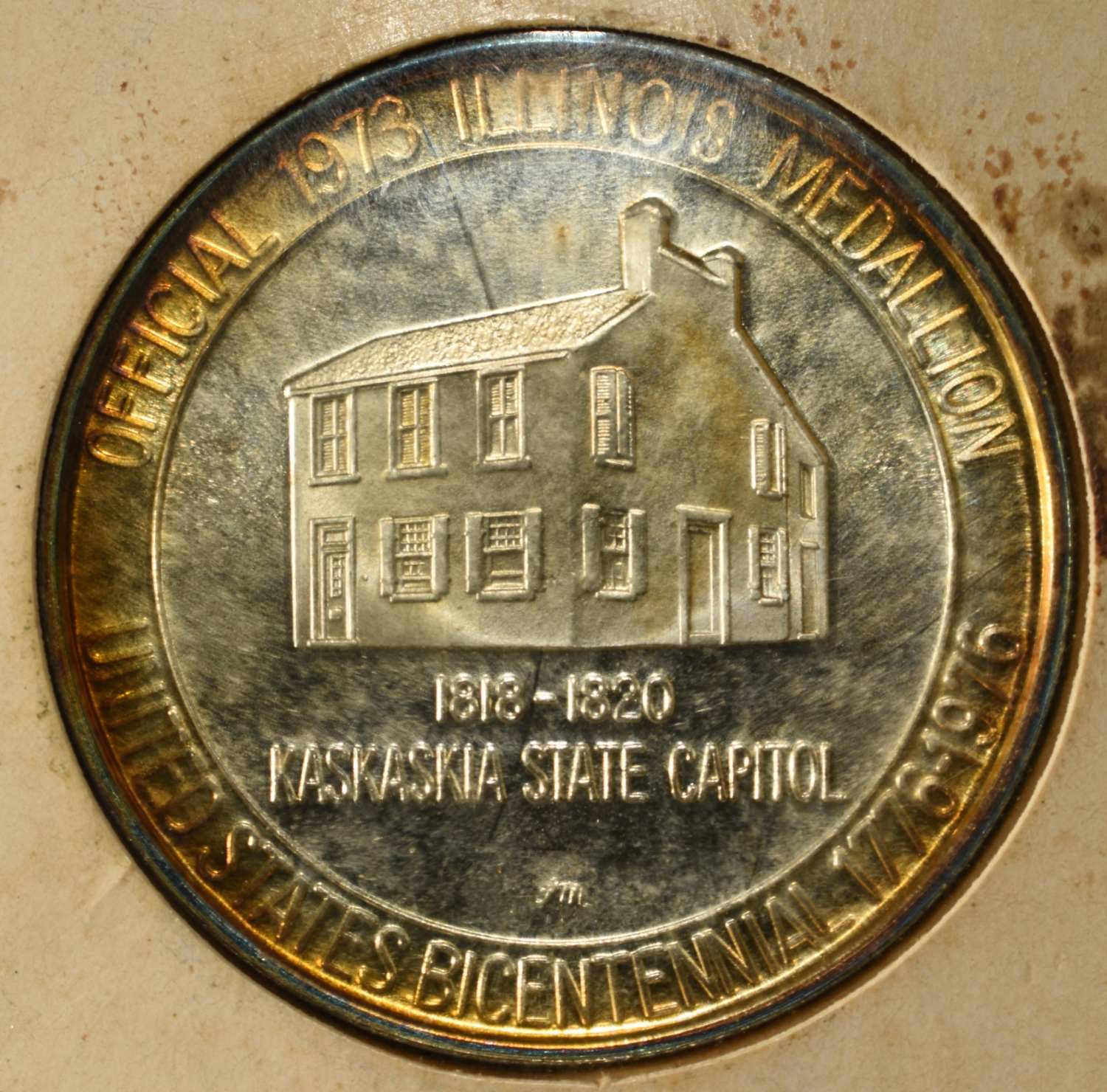 1973 ILLINOIS MEDALLION 92.5% SILVER