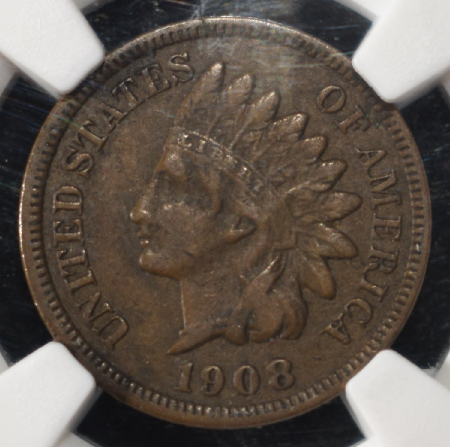 1908-S INDIAN CENT NGC VF DETAILS