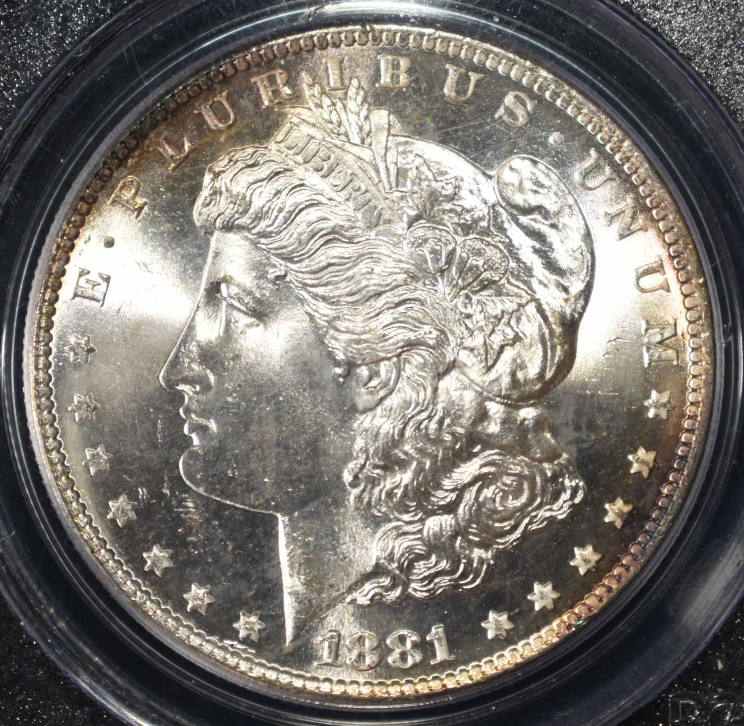 1881-S MORGAN DOLLAR PCGS MS-65