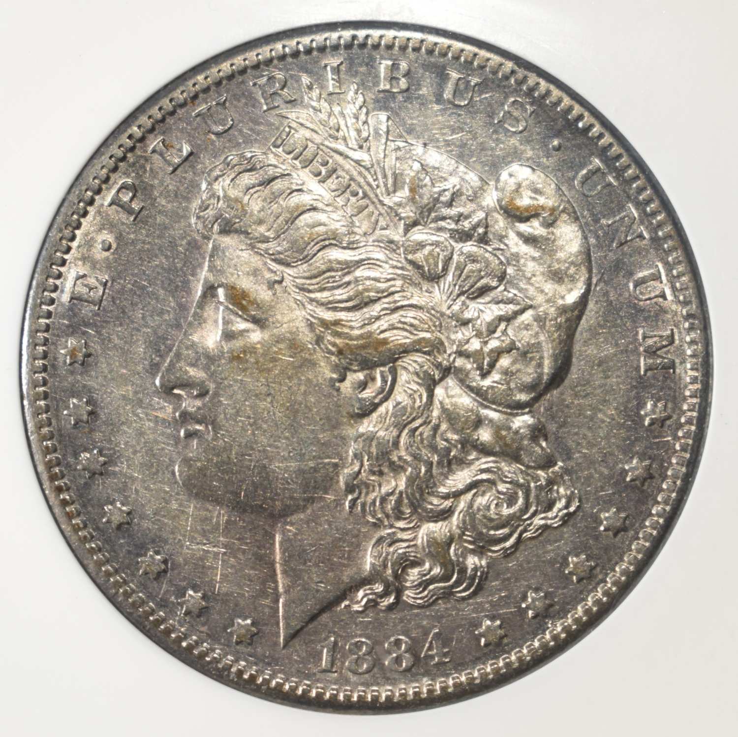 1884-S MORGAN DOLLAR PCI CH BU