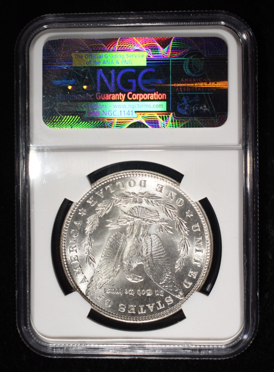 1887 MORGAN DOLLAR NGC MS-63 OLATHE HOARD