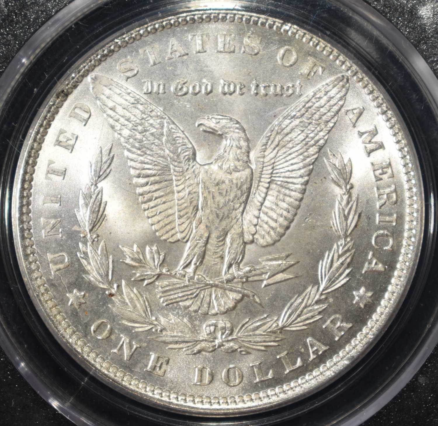 1897 MORGAN DOLLAR PCGS MS-62 OLD GREEN HOLDER