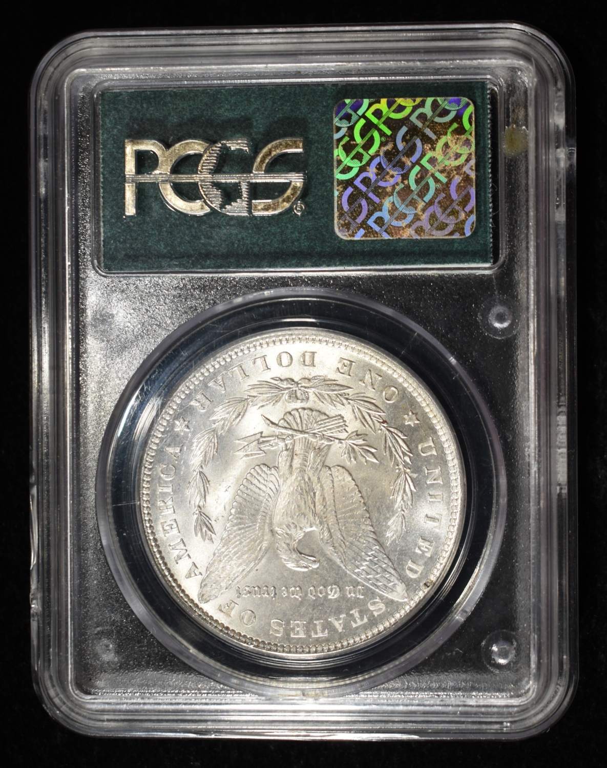 1897 MORGAN DOLLAR PCGS MS-62 OLD GREEN HOLDER