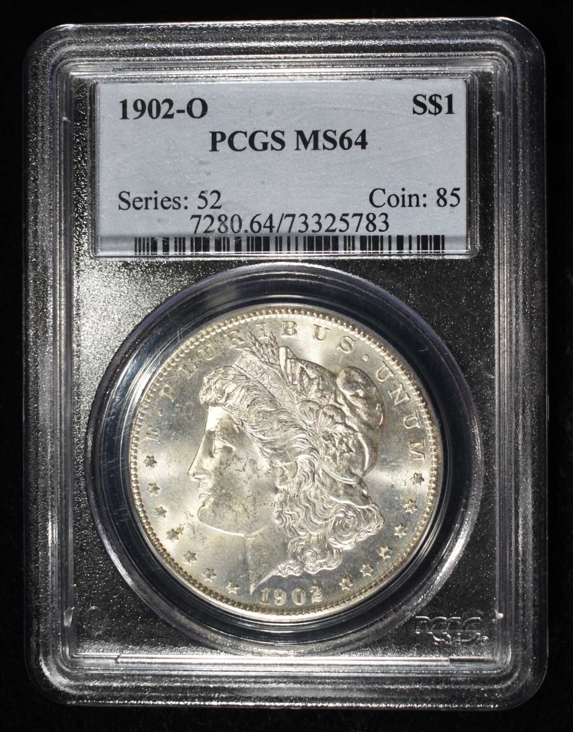 1902-O MORGAN DOLLAR PCGS MS-64