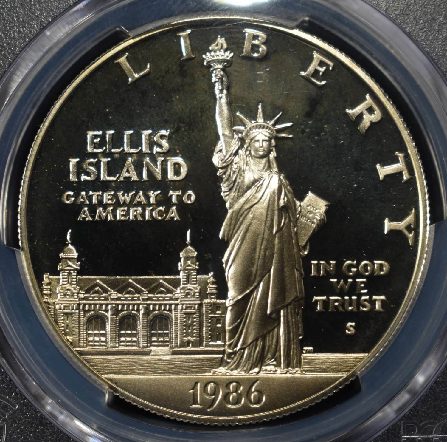 1986-S $1 COMMEM STATUE OF LIBERTY PCGS PR69 DCAM