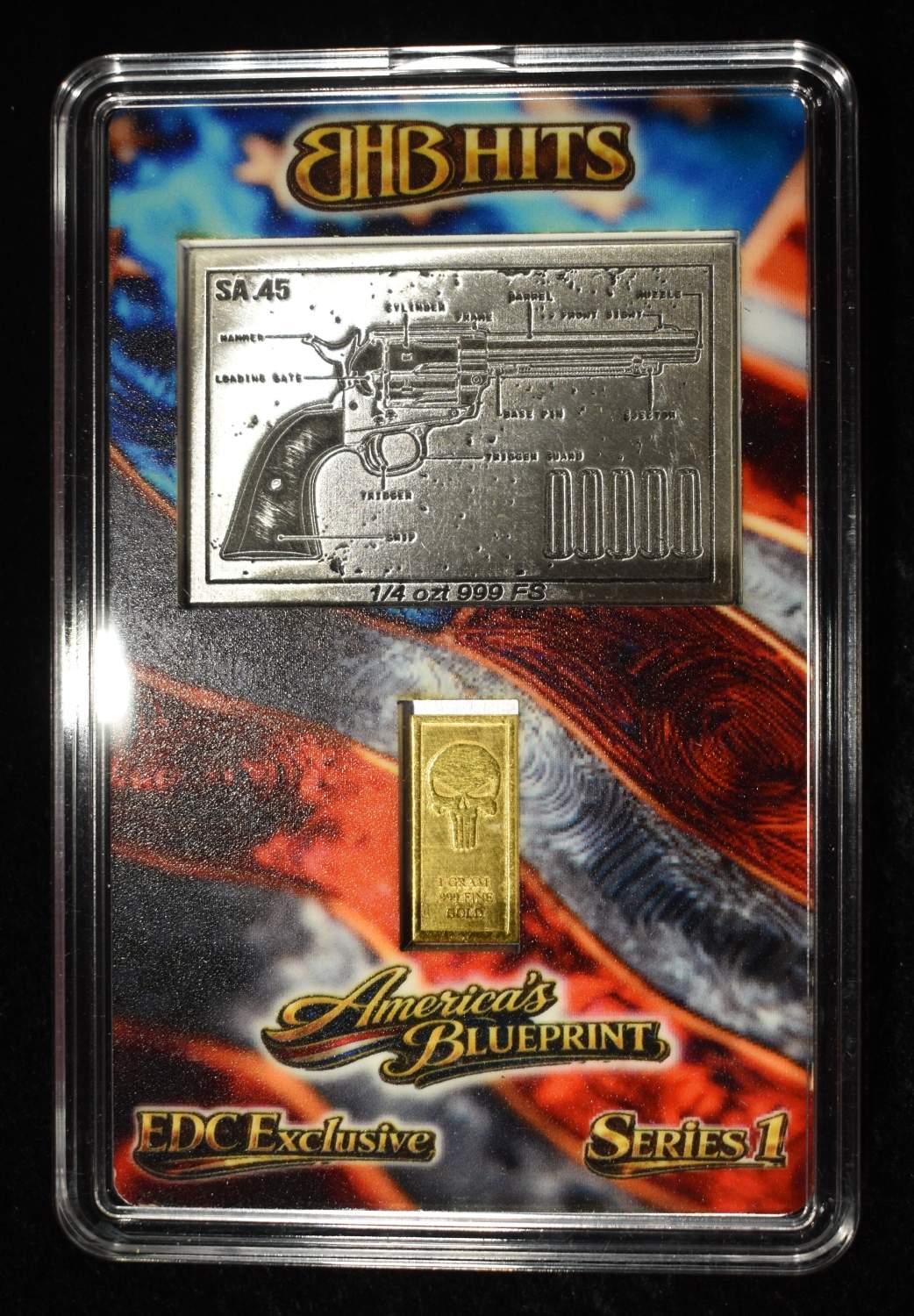 1G 0.9999 GOLD & 1/4TH OZ 0.999 SILVER
