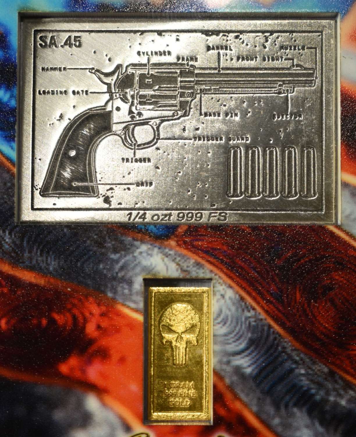 1G 0.9999 GOLD & 1/4TH OZ 0.999 SILVER