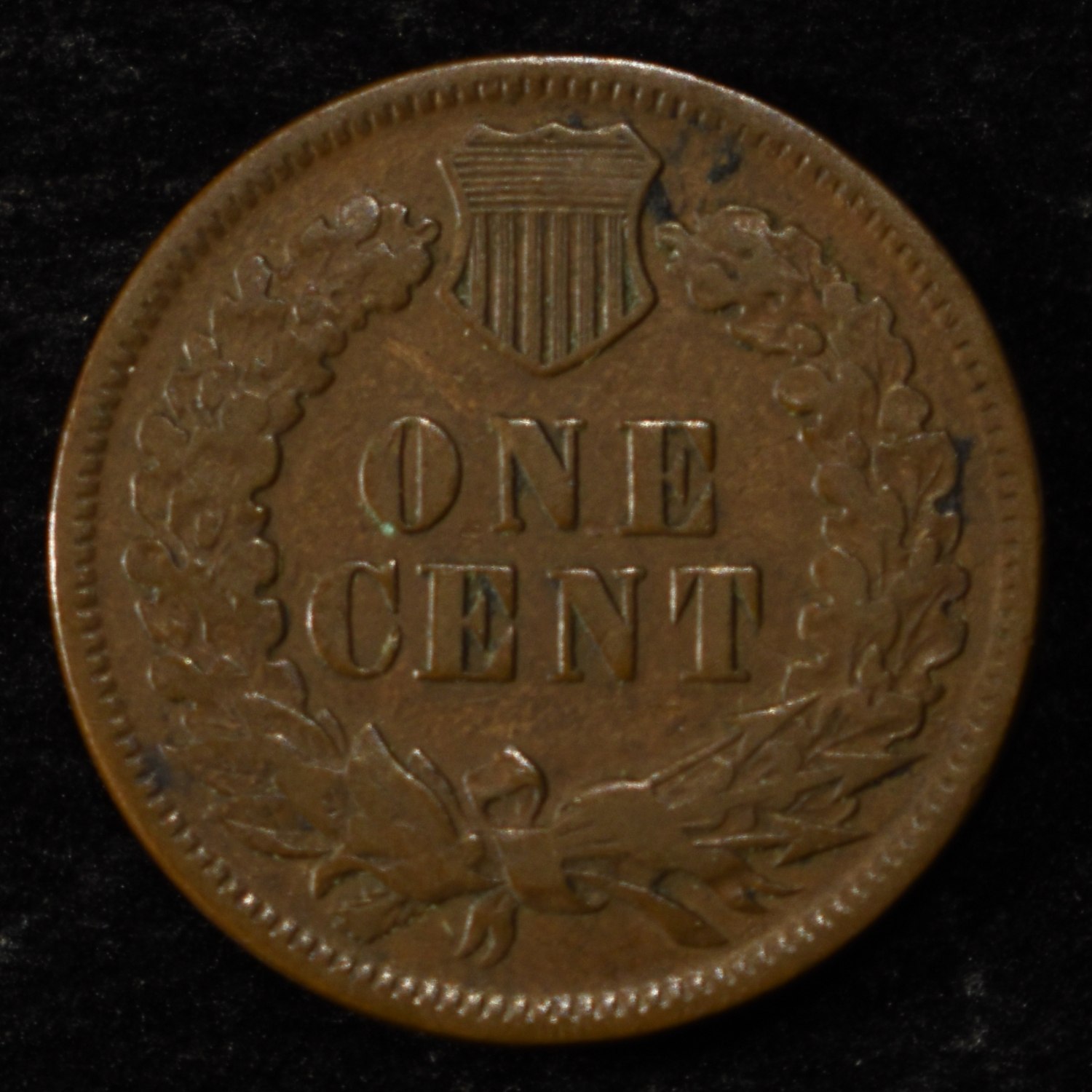 1874 INDIAN CENT FINE