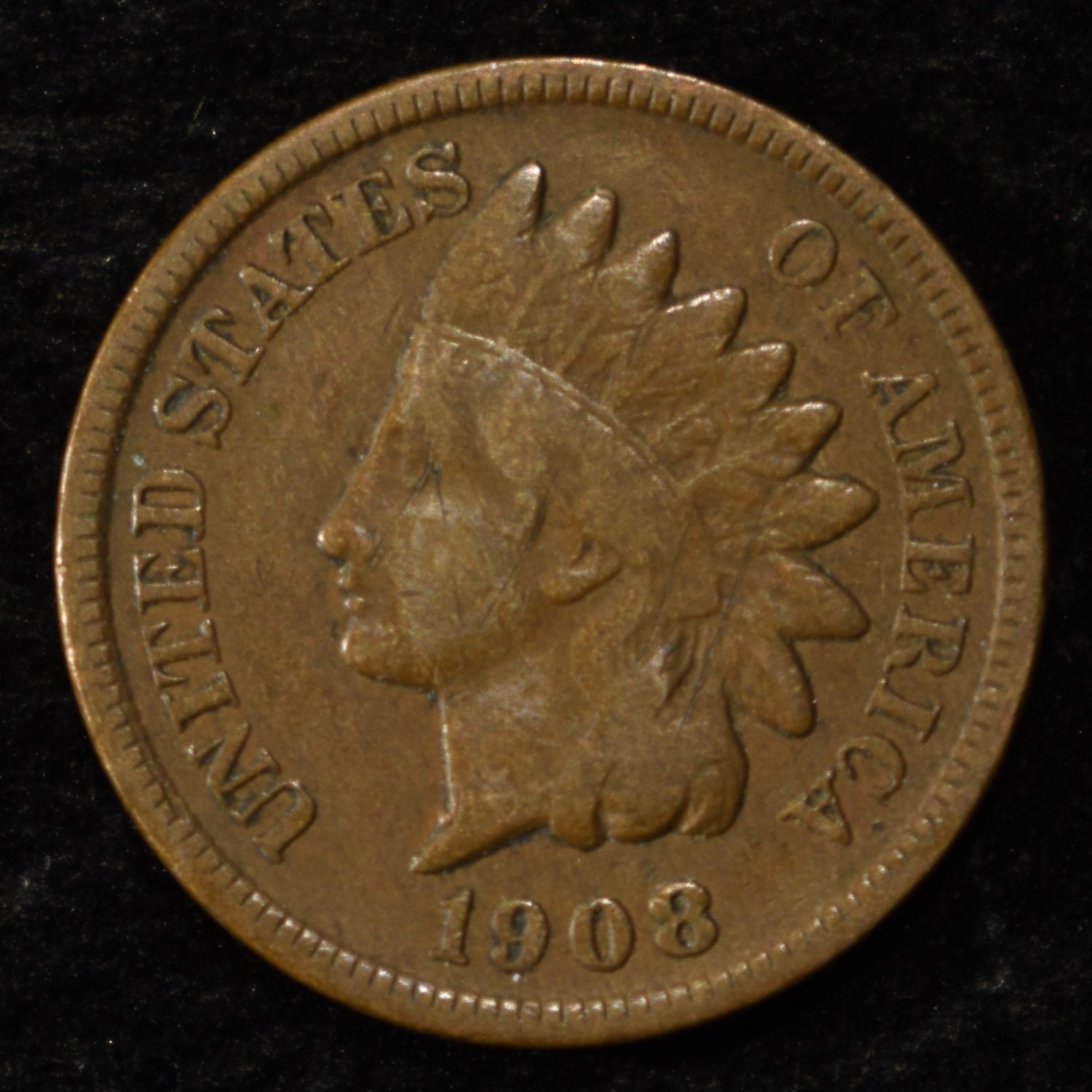 1908-S INDIAN CENT FINE