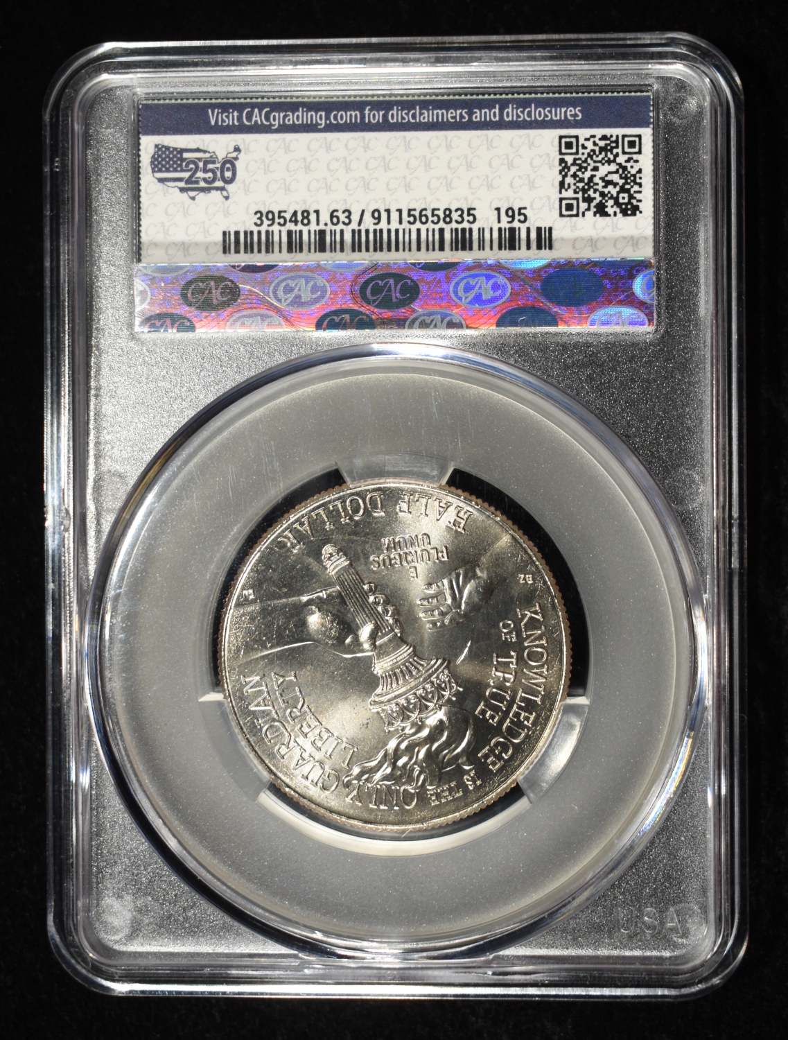 1776-2026-P ENDURING LIBERTY HALF DOLLAR CAC MS-63