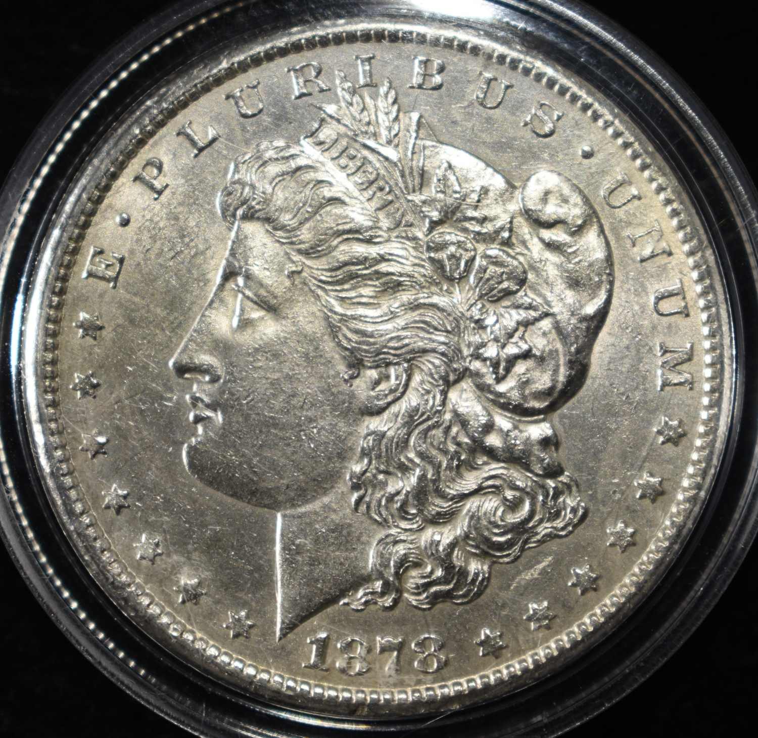 1878-CC MORGAN DOLLAR CH AU