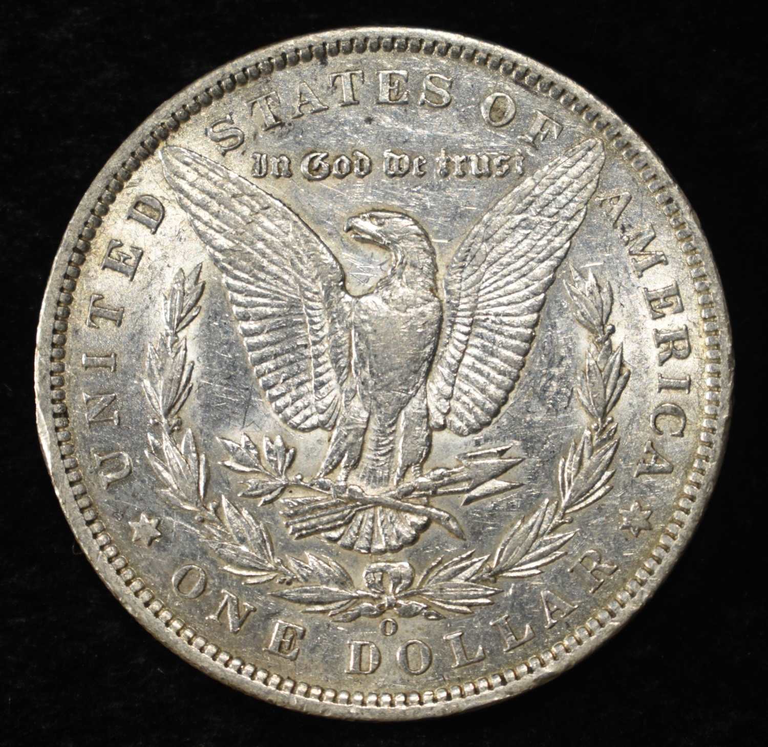1886-O MORGAN DOLLAR AU