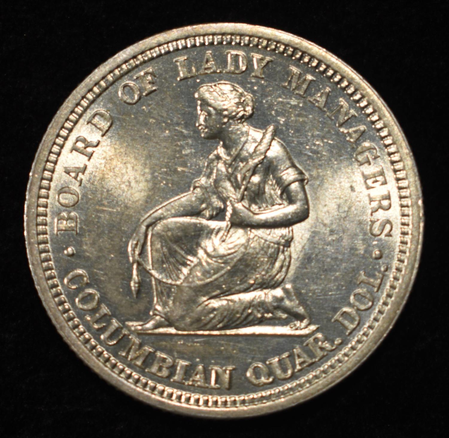 1893 ISABELLA QUARTER GEM BU