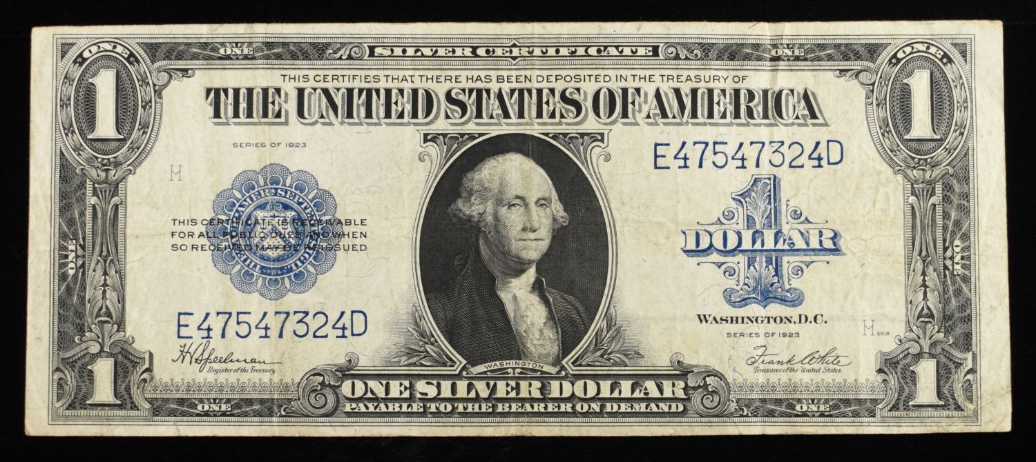 1923 $1 SILVER CERTIFICATE NOTE