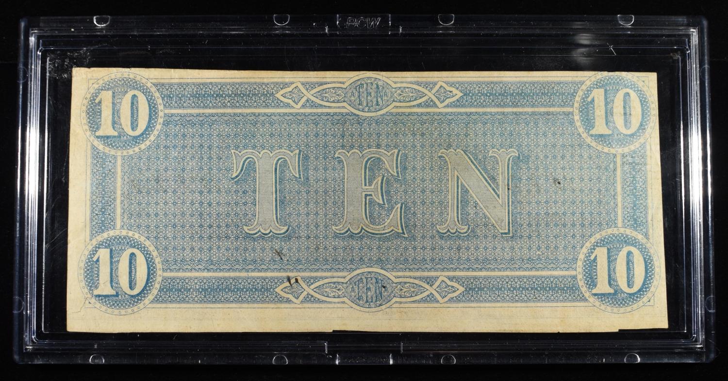 $10 CONFEDERATE STATES AMERICA RICHMOND NOTE