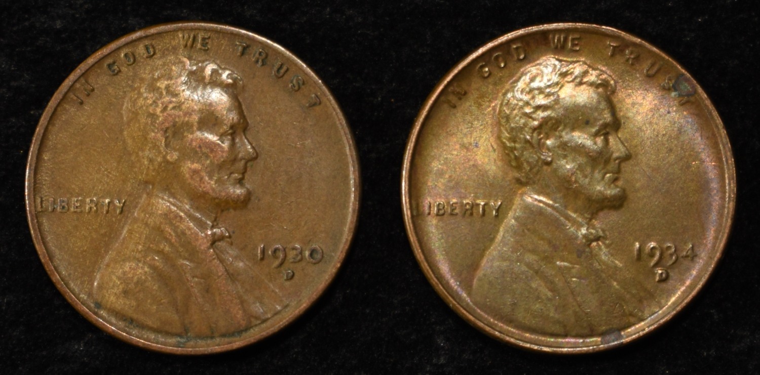 (500) WHEAT CENTS: MIXED DATES