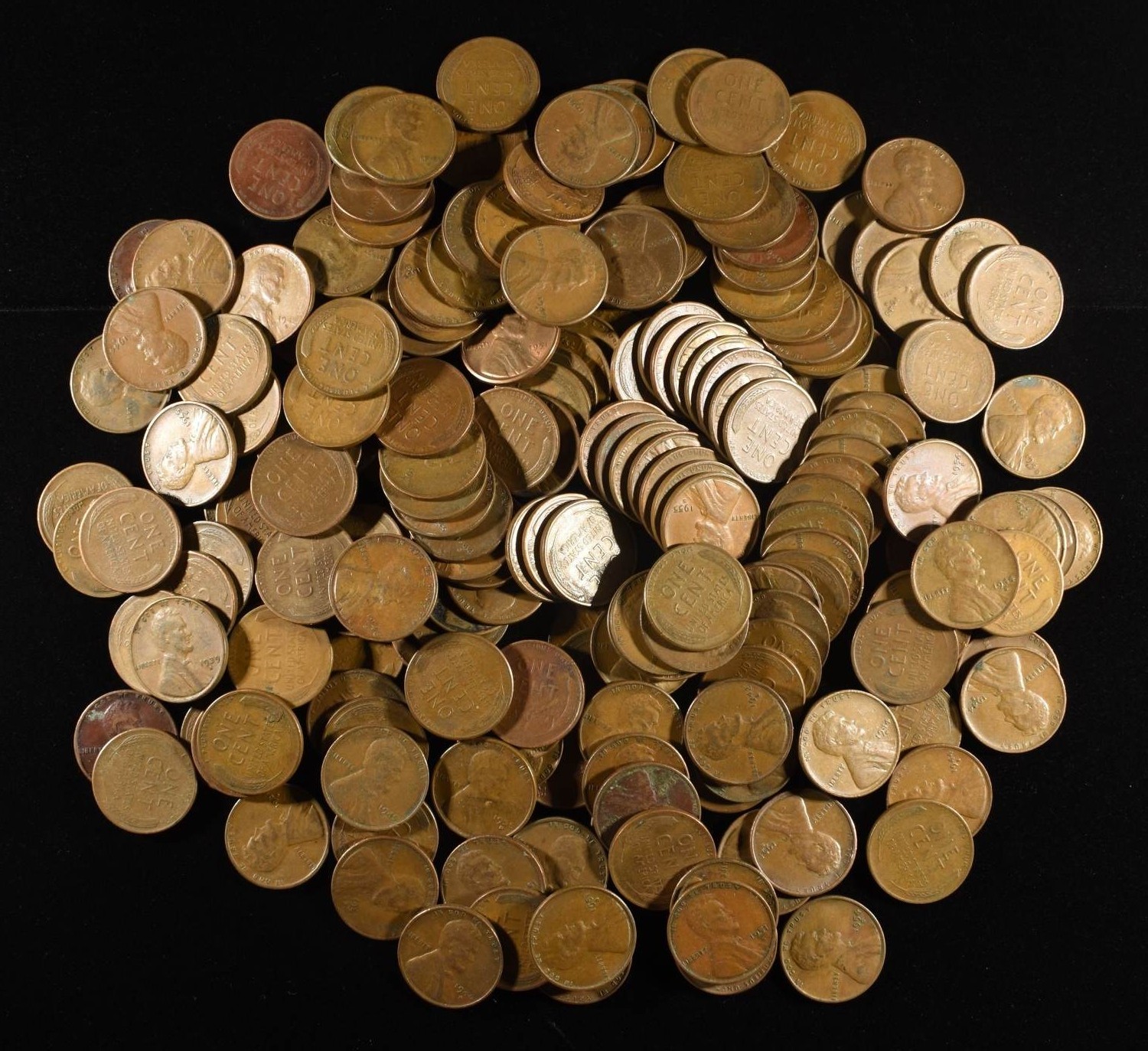 200 "S" MINT WHEAT CENTS