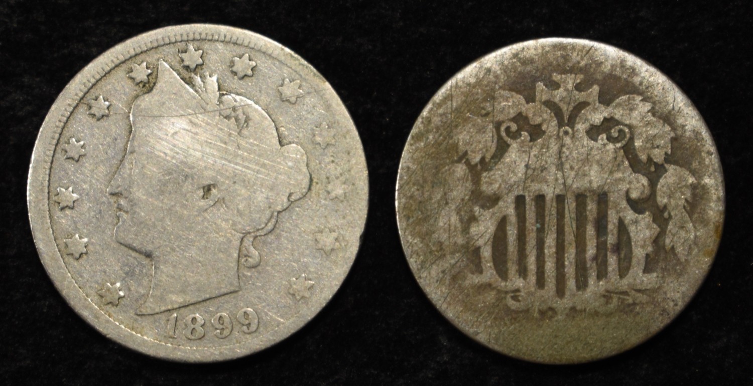 (46) LIBERTY NICKELS & 1 SHIELD NICKEL