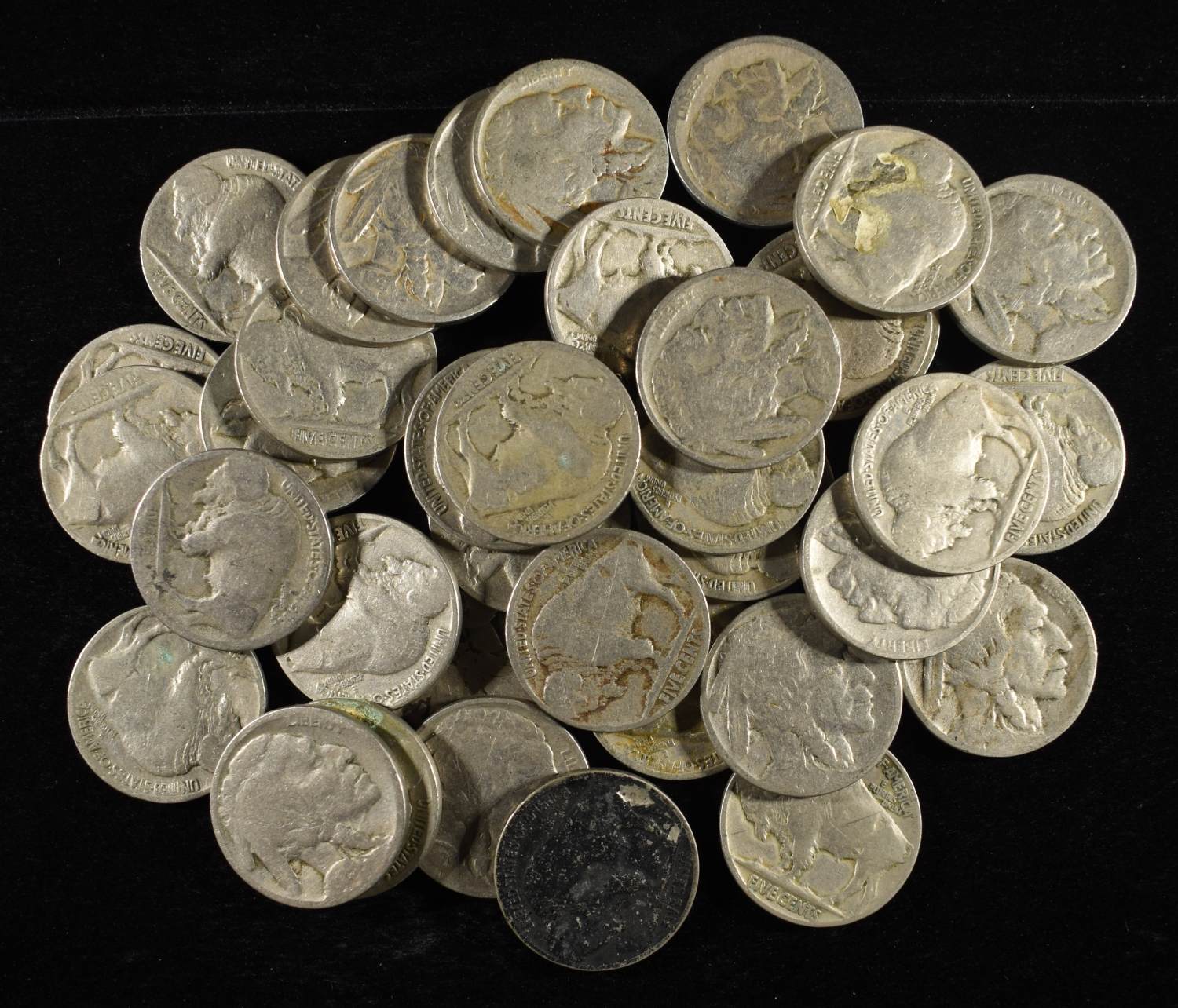 41 PARTIAL DATE BUFFALO NICKELS