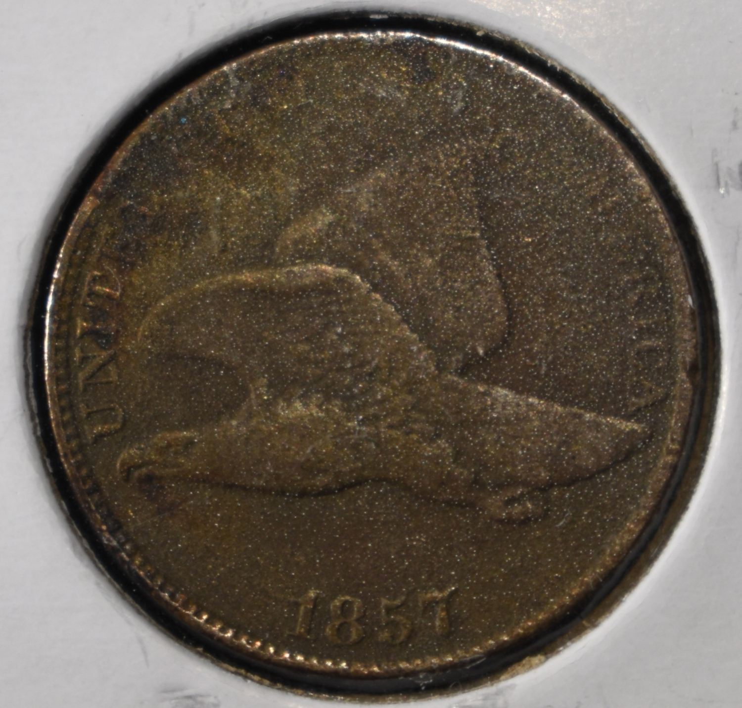 1857 FLYING EAGLE CENT