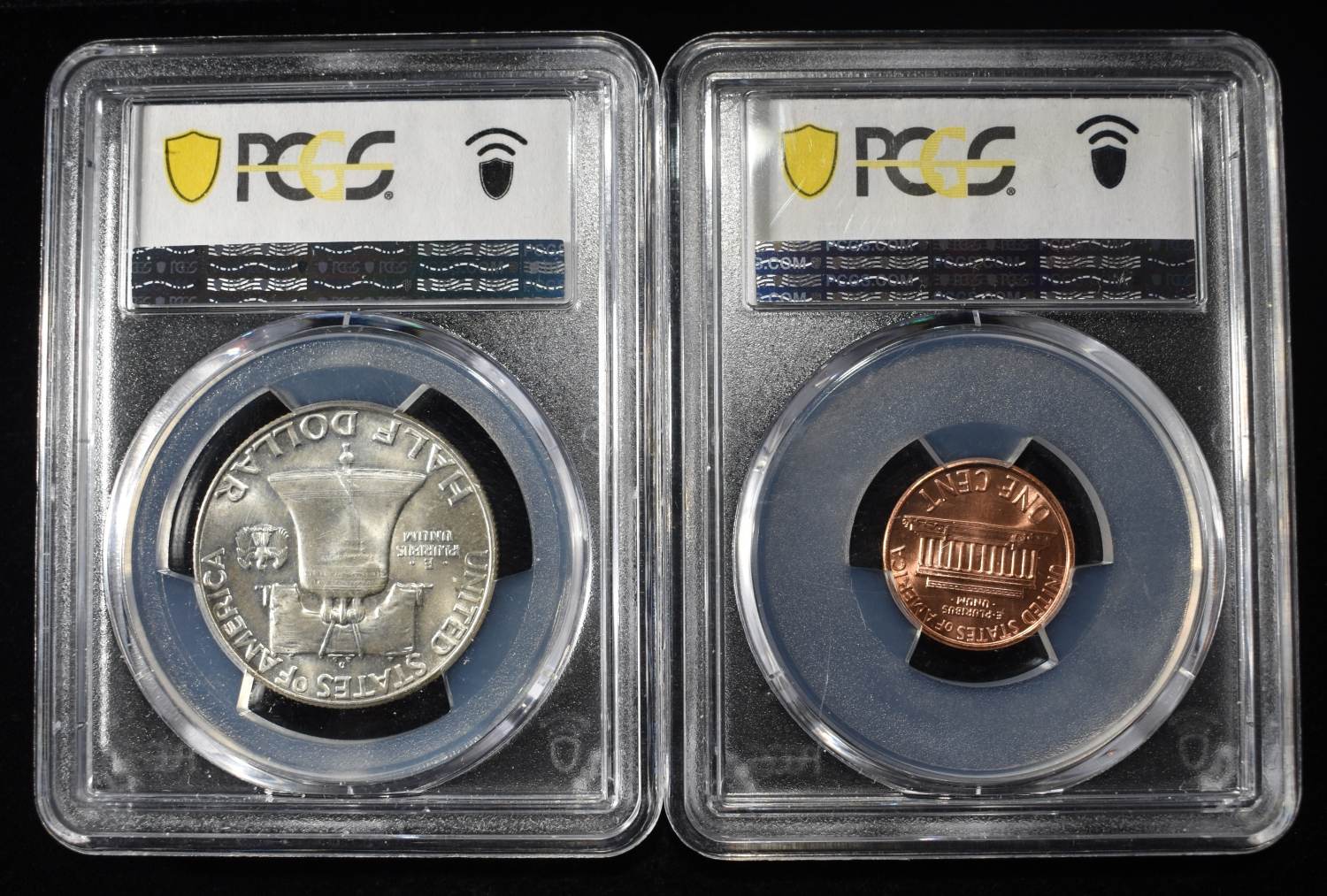 (2) PCGS GRADED COINS