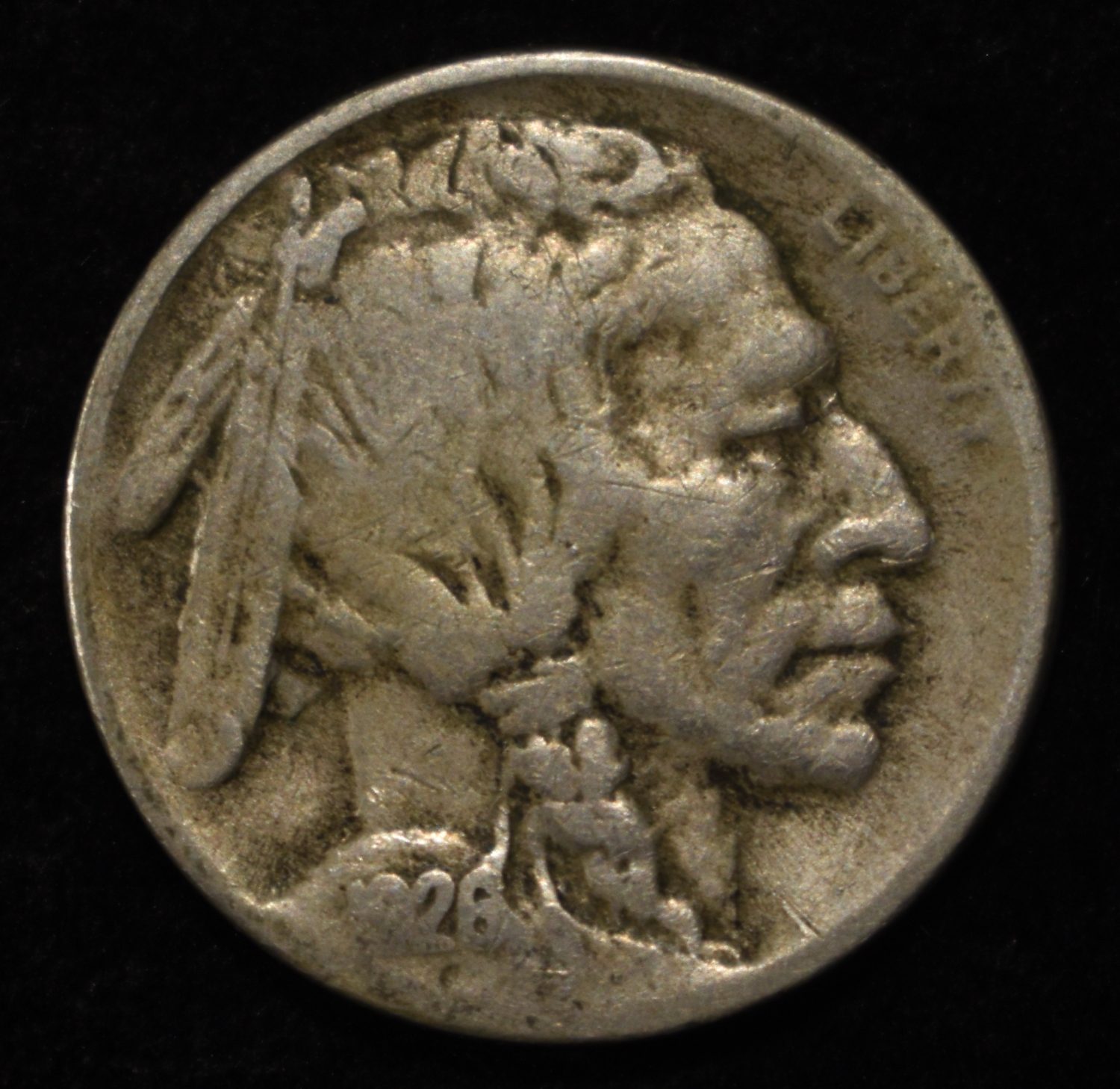 1926-S BUFFALO NICKEL F/VF