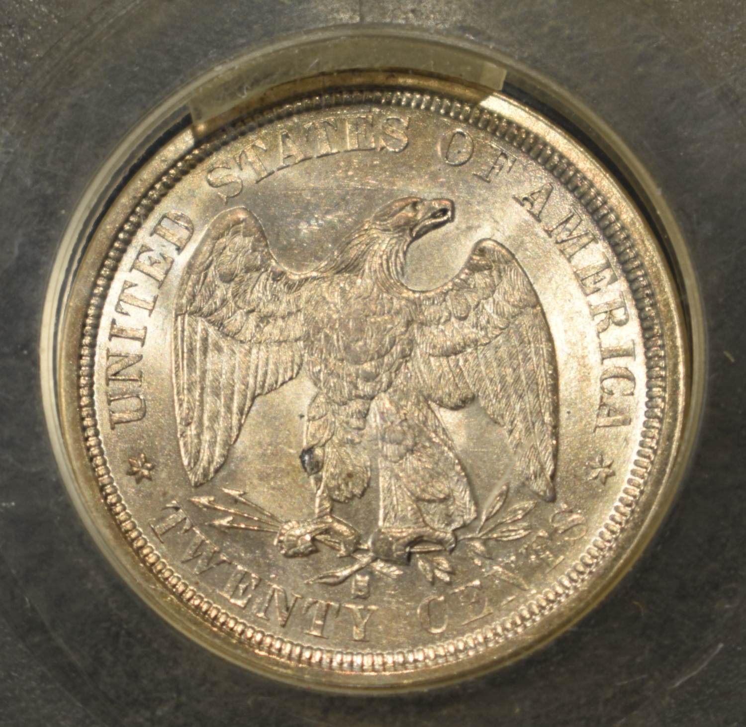 1875-S SEATED LIBERTY 20C USCG CH/GEM BU
