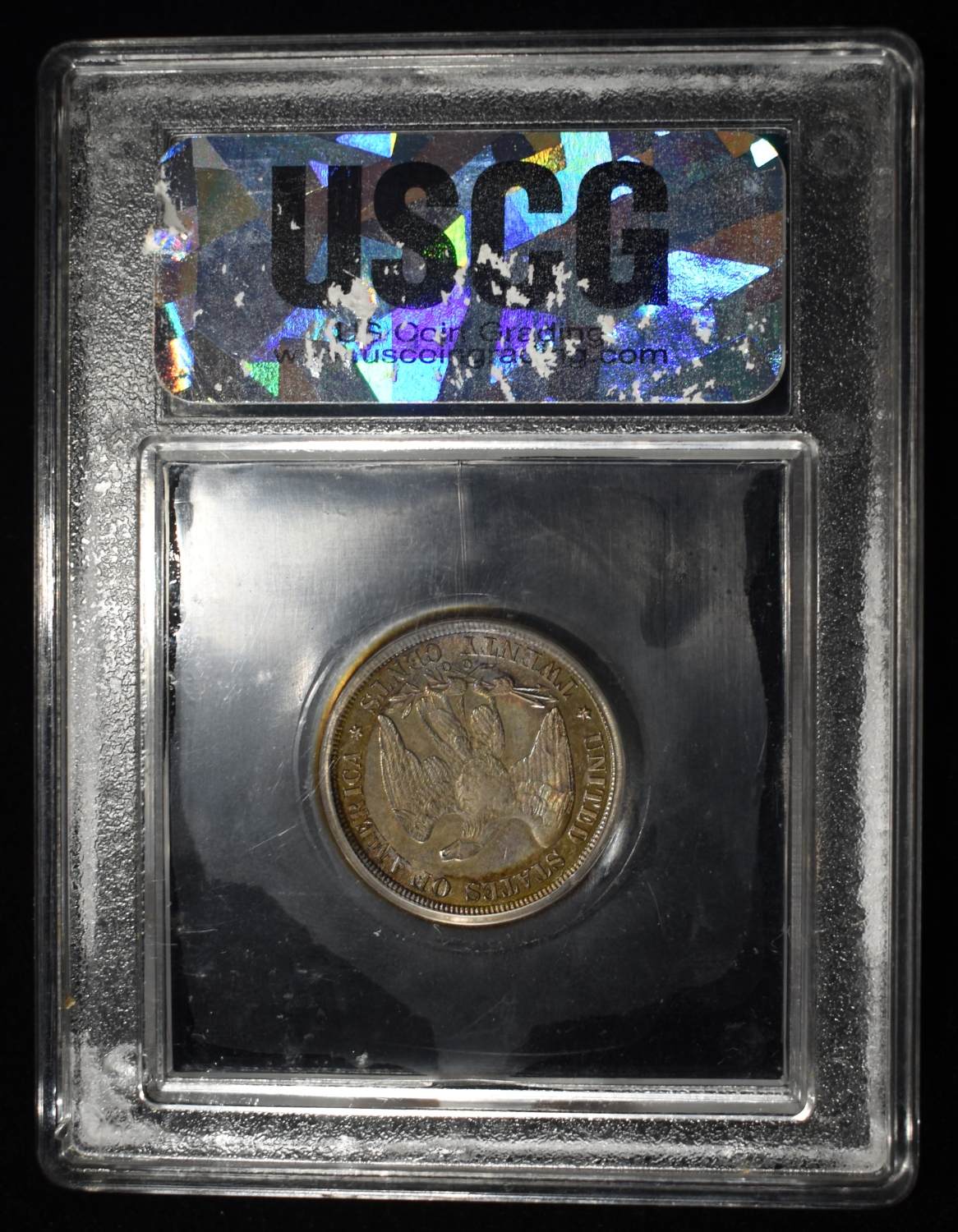 1875-CC SEATED LIBERTY 20C USCG CH BU