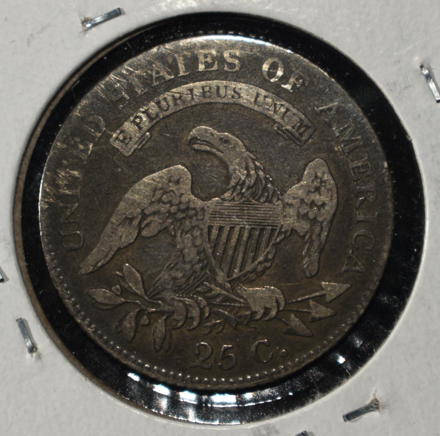 1818 CAPPED BUST QUARTER FINE