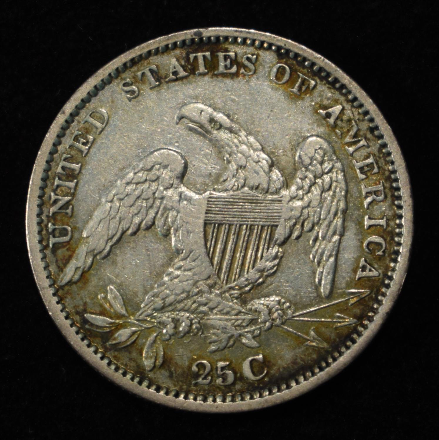 1834 CAPPED BUST QUARTER XF/AU