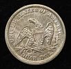 1853 LIBERTY SEATED QUARTER ARR. & RAYS AU/UNC. LEADERS IN ON-LINE AUCTIONS ESTIMATE $650 - $750.Image - 1