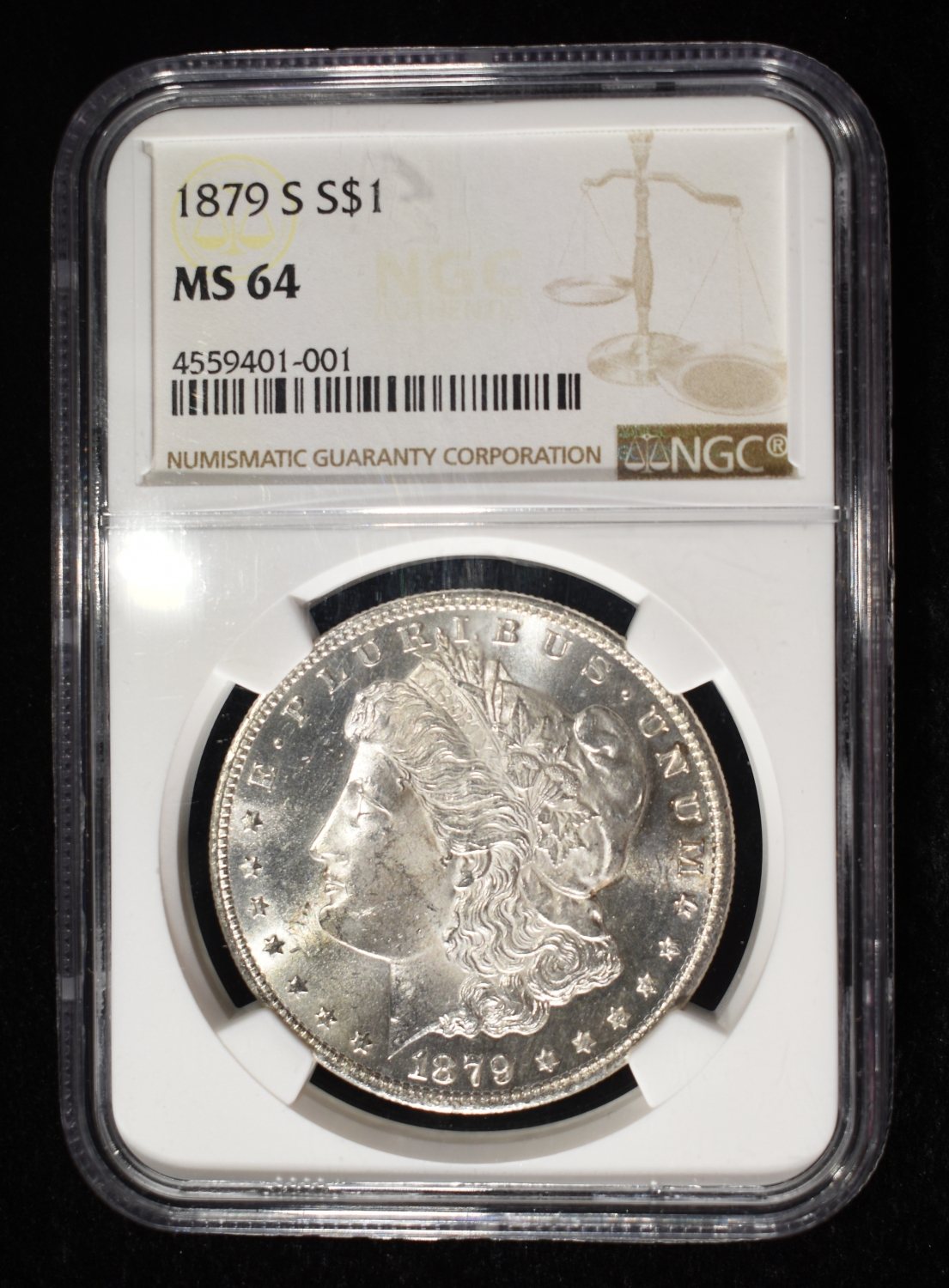1879-S MORGAN DOLLAR NGC MS-64