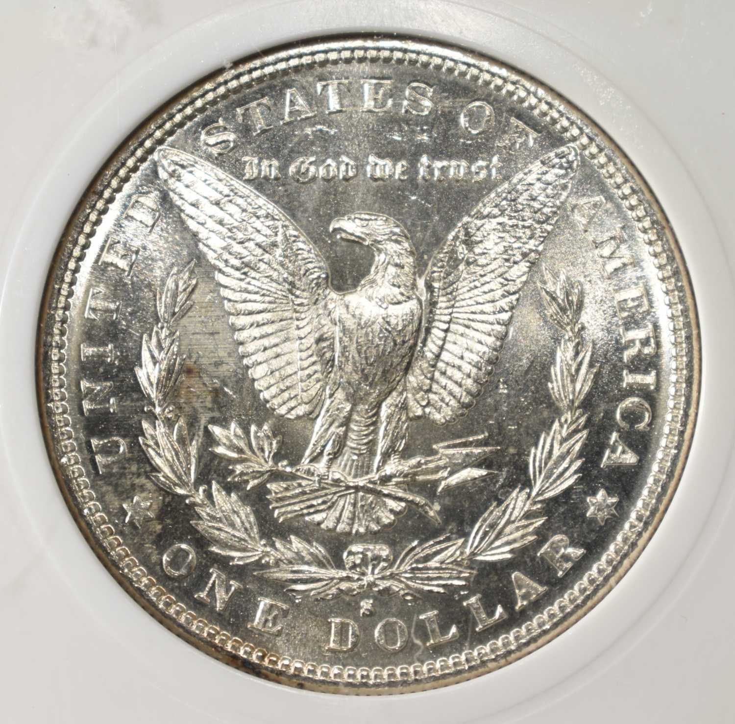 1882-S MORGAN DOLLAR PCI SUPERB GEM BU DMPL