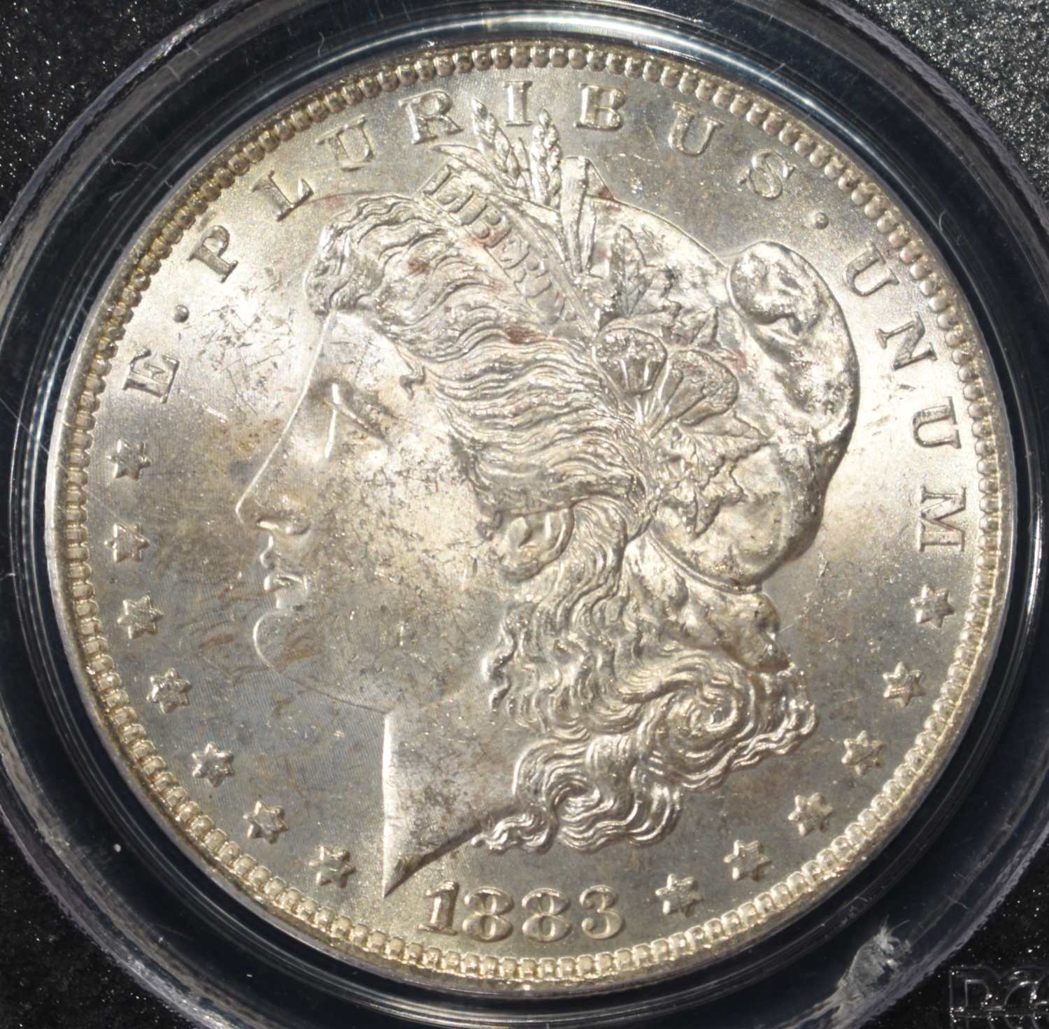 1883-O MORGAN DOLLAR PCGS MS-63 OLD GREEN HOLDER