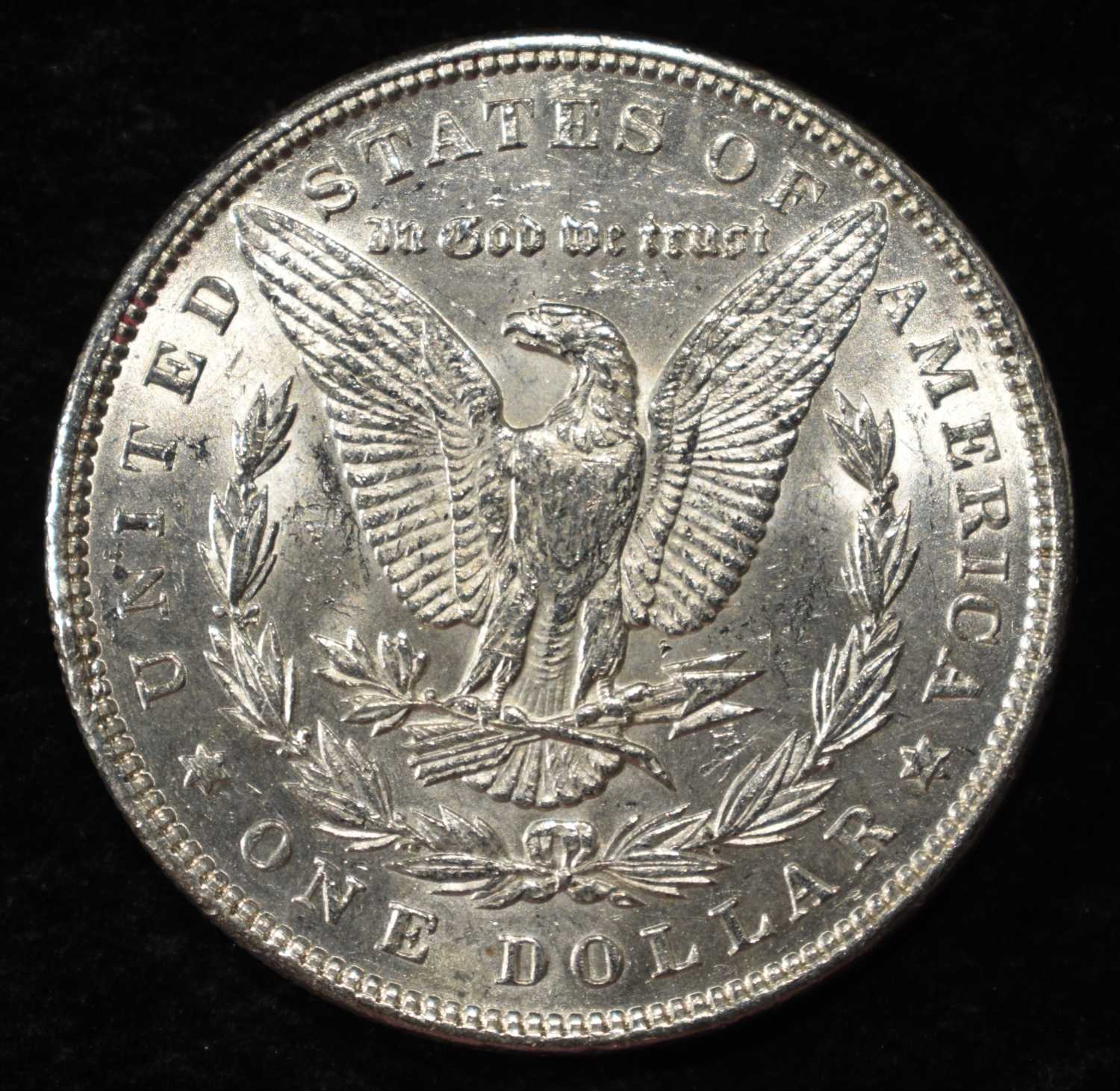 1889 MORGAN DOLLAR AU
