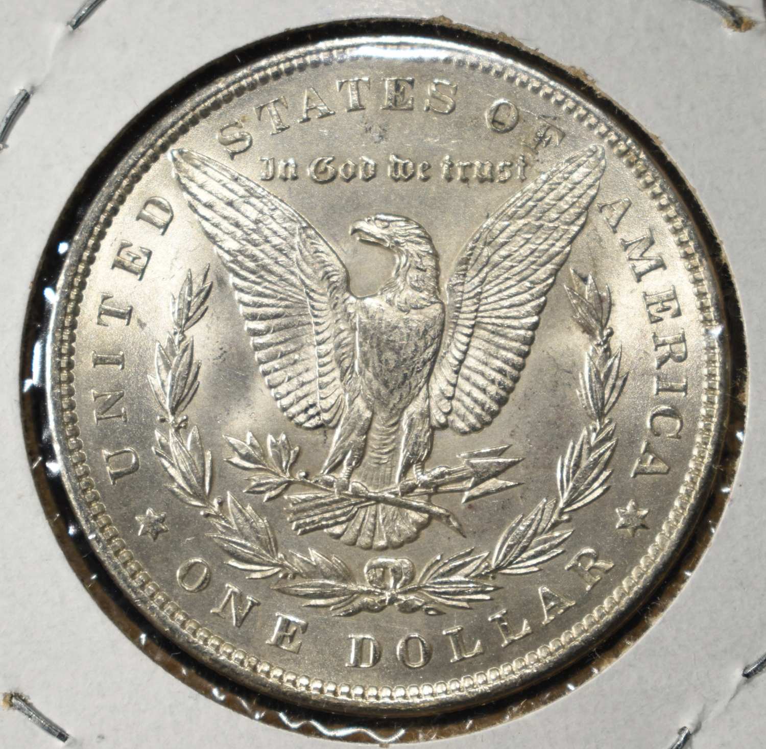 1890 MORGAN DOLLAR CH TO GEM BU