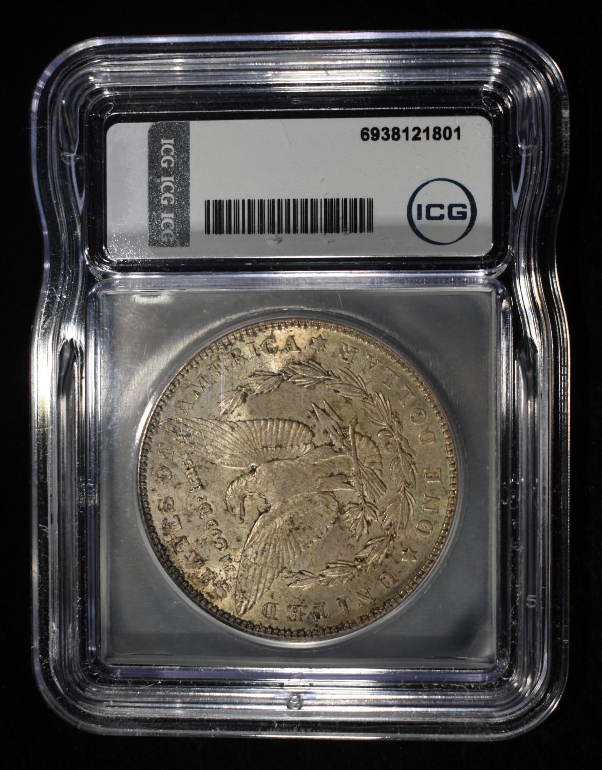 1902 MORGAN DOLLAR ICG MS-62