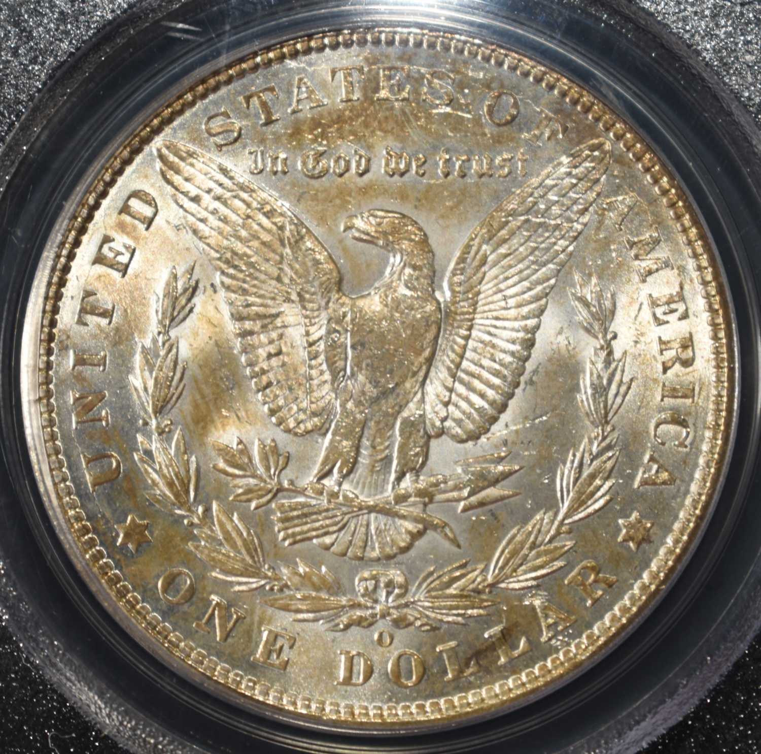 1904-O MORGAN DOLLAR PCGS MS-63 OLD GREEN HOLDER