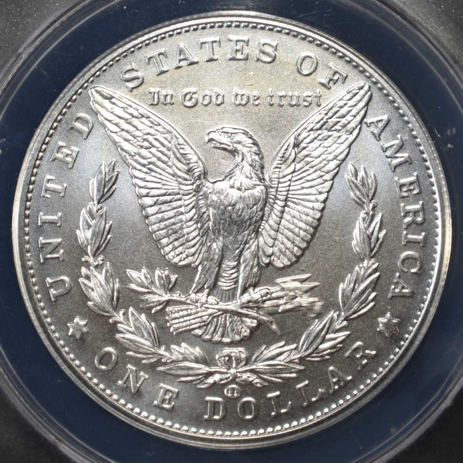 2021-CC MORGAN DOLLAR ANACS MS70 100TH ANNIV