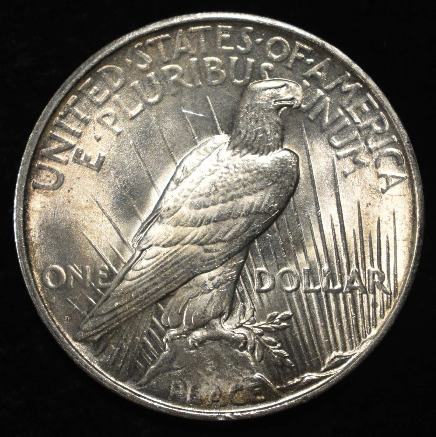 1927-D PEACE DOLLAR BU
