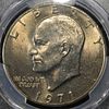 1971 EISENHOWER DOLLAR PCG MS65. LEADERS IN ON-LINE AUCTIONS ESTIMATE $75 - $100.Image - 1