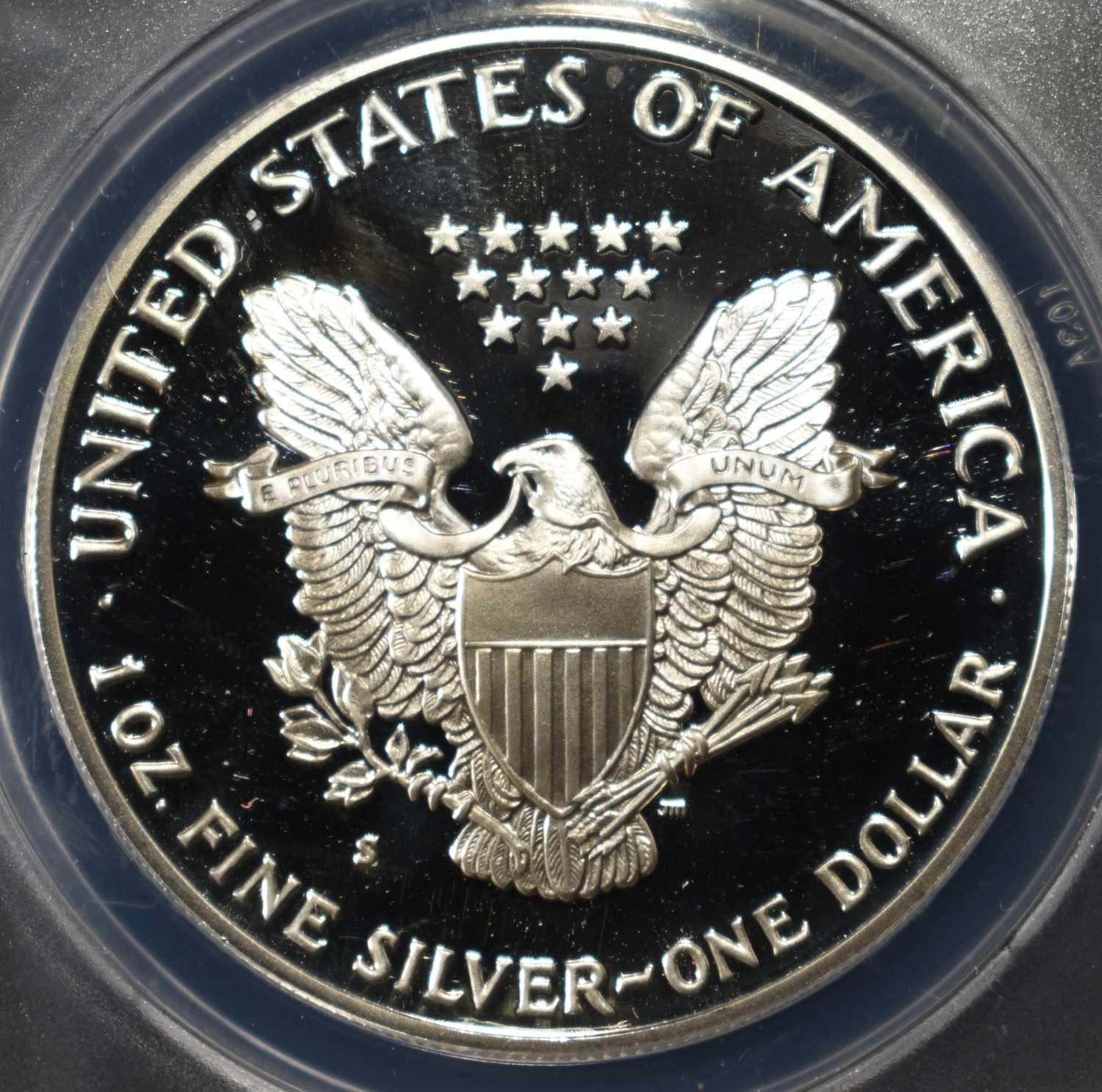 1990-S AMERICAN SILVER EAGLE ANACS PF69 DCAM