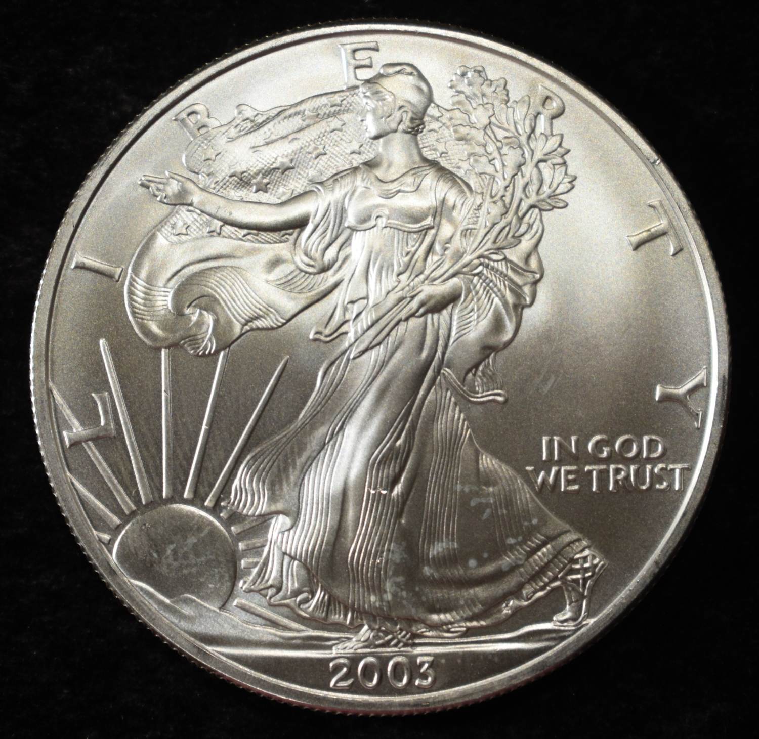 2003 AMERICAN SILVER EAGLE