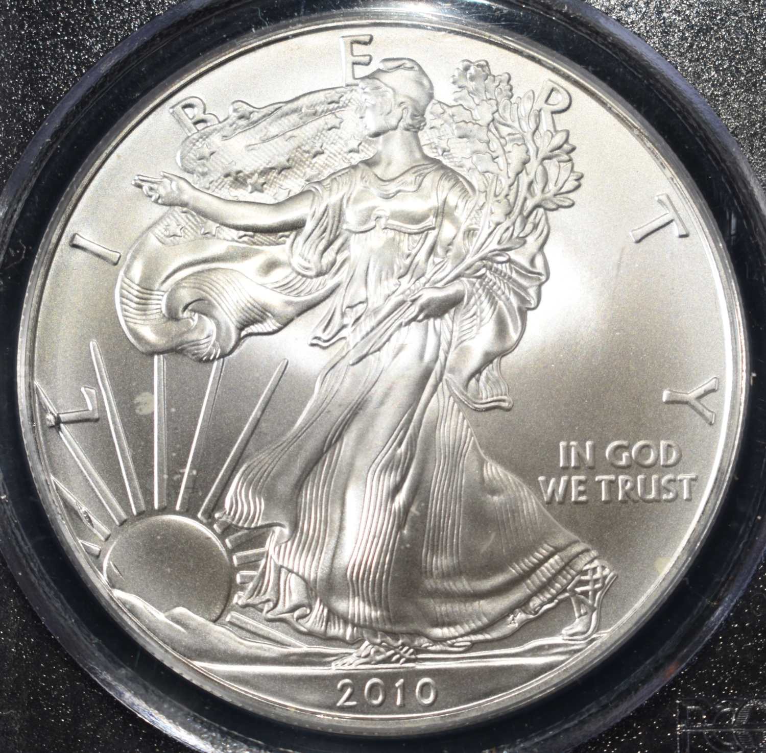 2010 AMERICAN SILVER EAGLE PCGS MS69