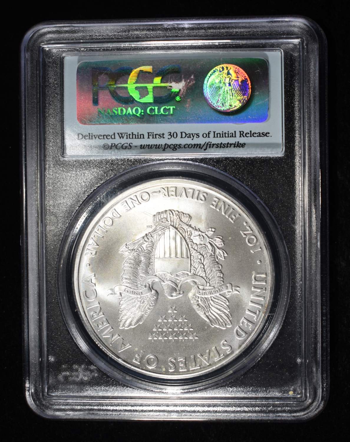 2010 AMERICAN SILVER EAGLE PCGS MS69